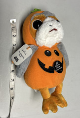Hallmark Disney Star Wars Wing-Flapping Porg Halloween Pumpkin Plush W/ Tag Rare
