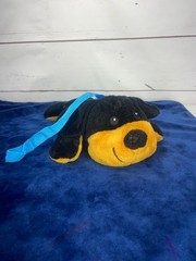 Melissa & Doug Black and Brown 10” Puppy Dog Plush Stuffed Animal Toy Vet Play W