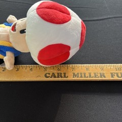 Toad Mushroom Plush Super Mario Bros Nintendo 8″ 2017 Stuffed Doll