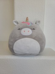 Squishmallows Gray Unicorn Plush Camilia Style 8″ Original Kellytoy
