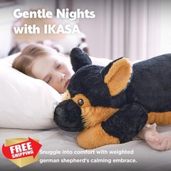 IKASA German Shepherd 5lb Weighted Plush Toy