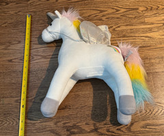 GUND My Magical Light & Sound Unicorn White Plush Wings and Lights Up WORKS!