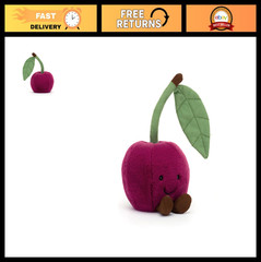 Amuseable Cherry Plush Toy – Cute Soft Stuffed Fruit, Perfect Gift for Kids
