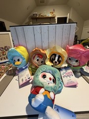 Disney Mini Mixits Plush Lot Daisy Duck Thumper Peter Pan White Rabbit
