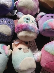 Lot of 14 Squishville Micromallow 2 inch Plush Kelly Toys well loved used toys