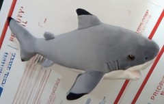 Destination Nation BLACK TIP SHARK Plush Stuffed Toy 11″ long