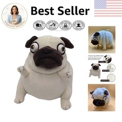 Cute and Comical 6” Pug Plushie – Perfect Gift for Birthdays and Valentine’s