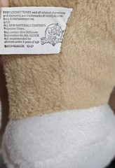 SIX FLAGS Baby Lola 15″ Plush Toy Stuffed Animal Baby Looney Tunes Bunny Rabbit