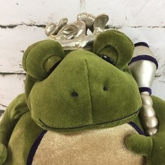 Manhattan Toy Co. Royal Renaissance Plush Frog “Prince William” Stuffed Animal