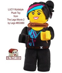 LEGO Movie 2 Lucy Wyldstyle Plush Toy 12 Inch Stuffed Character 853880 VGC
