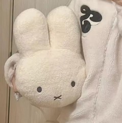 16″ Rabbit Pillow Plush Toy, Miffy Sweet Doll Cushion, Cute Gift for Kids & Fans