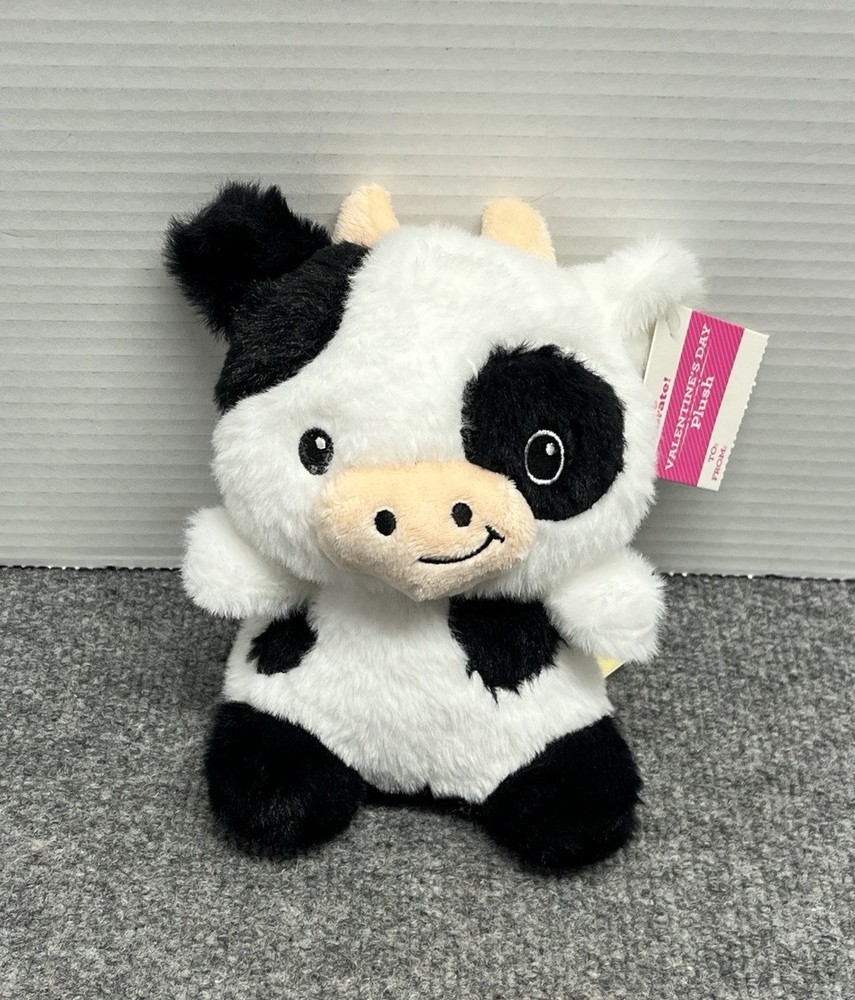 Way To Celebrate Valentine’s Day Cow 8″ Plush Stuffed Animal Walmart