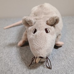 IKEA MINNEN RÅTTA 9″ Grey Rat Plush Stuffed Toy With Tags