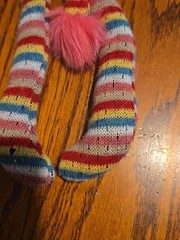 Rare HTF Jellycat Retired Leggy Lanky Lola Multicolor Stripped Plush Fast Ship