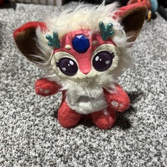 Magic Mixies 6″ Pink Deer Plush Purple Eyes Poseable Tail Moose Toys Note!