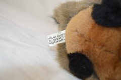 Pizzazz King Plush Two Warthog Stuffed Brown/tan and Back/Silver 6″ tall T6