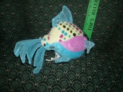 Ganz Lil’ Kinz ~ POLKA BACK FISH (HS524) new with unused tags ~ approx 8″