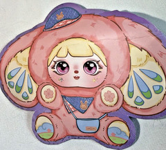 Mocici 600% Puppet Adventure-Spring Flower Fairy- Pink Plush w/Card No Box