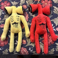 Lot of 2 Siren Head Plush Assorted Color Red And Yellow