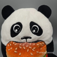 Fast Food Stuffed Animal Burger Panda 10″ Tall Very Cute Plush Bear