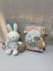Miffy Bunny Plush And Deluxe Soft Book New