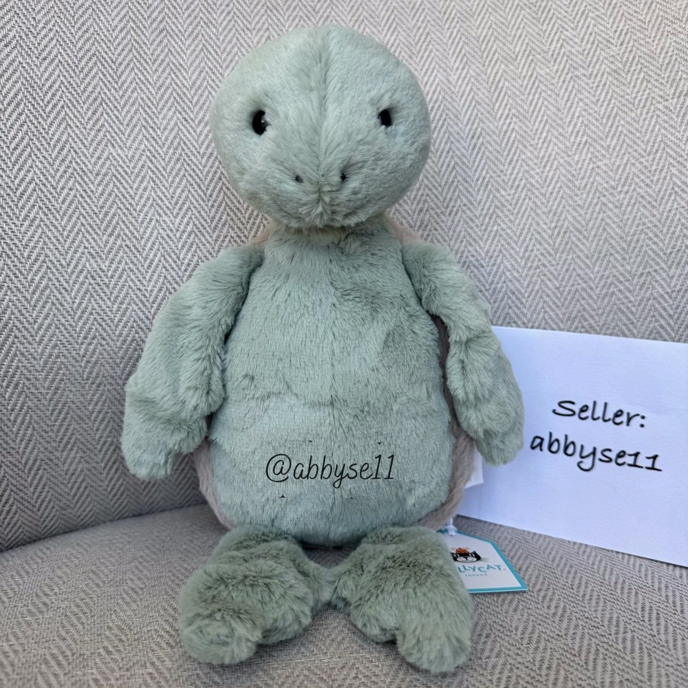 Jellycat Bashful Turtle – Medium – Authentic – Brand New With Tags – Fast Ship