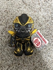 Transformers Mini-Bumblebee Plush Stuffed Toy 3.25″ Black/Yellow/Gray