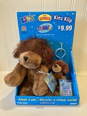 Ganz Webkinz Plush Brown Shaggy Dog W/ Kinz Klip 2010 New