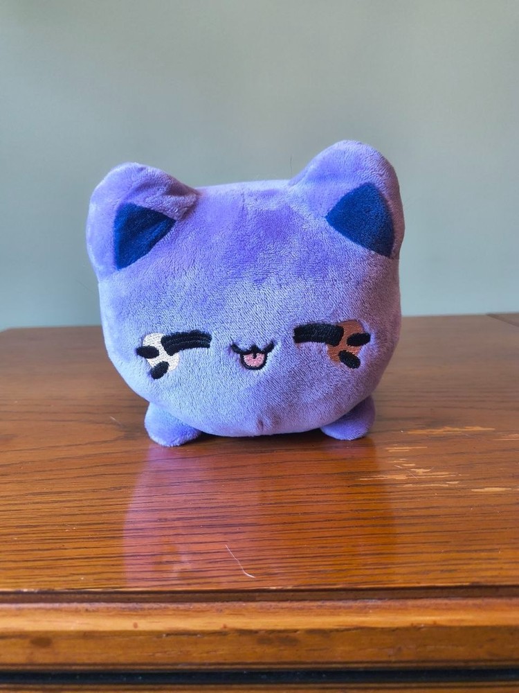 Aurora Tasty Peach Purple Cat Plush Stuffed Animal 8″ Meowchi