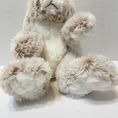 Melissa and Doug Soft Plush Lovey Bunny Rabbit Brown Cream 10 inches