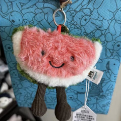 SALE🍉Jellycat Watermelon Plush Bag Charm Keychain Cute Soft Toy Gift NWT 2026🍉