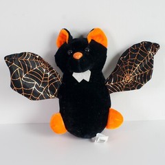 Genich International Bat Halloween Plush 7″ Stuffed Animal Gold Spider Web