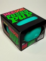 Authentic NEEDOH Funky Pup🐶 Teal TikTok Viral Squishy Sensory Toy🔥RARE! HTF!