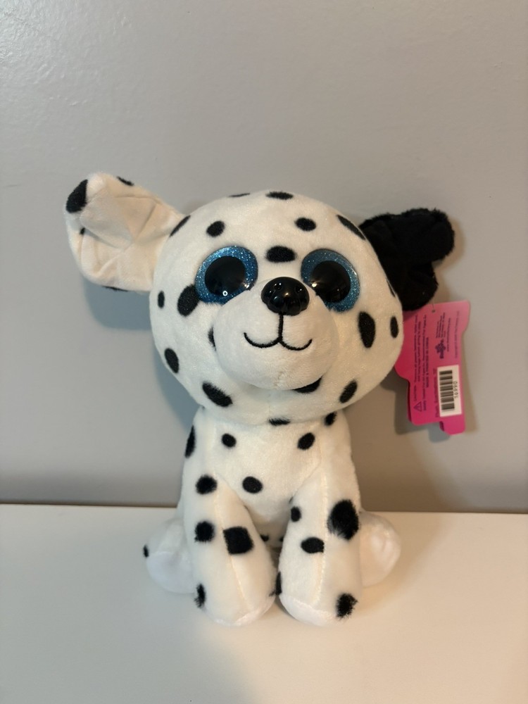 New 9”-10” Series 5 Wildberry Scentsations White Dalmatian Animal Soft Plush Toy