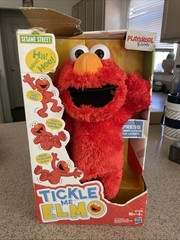 Sesame Street Tickle Me Elmo 14″ Doll Plush Hasbro 2016 Playskool Friends (read)