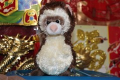 WEBKINZ FERRET-COMES WITH UNUSED/SEALED CODE/TAG-RETIRED-NICE GIFT