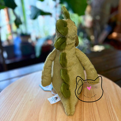 Jellycat ORIGINAL BASHFUL DINO New BNWT Medium Soft Plush Green Toy Dinosaur