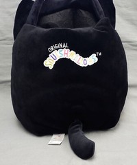 Squishmallow AUTUMN Black Purple Cat 13″ Halloween Trick Treat Candy Bag Purse