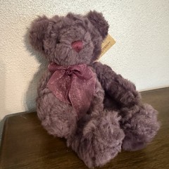 Russ Bears from Past BEARBERRY Purple Bear RETIRED Handmade Vintage Tags Attach