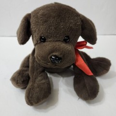 Animal Adventure Brown Dog With Red Bow Plush Stuffed Animal 2017