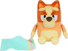 BLUEY Sleepy Time Bingo 13″ Sing Along Plush with Blanket 7 Fun Phrases new