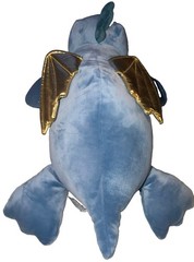 Pillowfort Weighted Plush Dragon Throw Pillow Blue 3 Pounds 24in Length