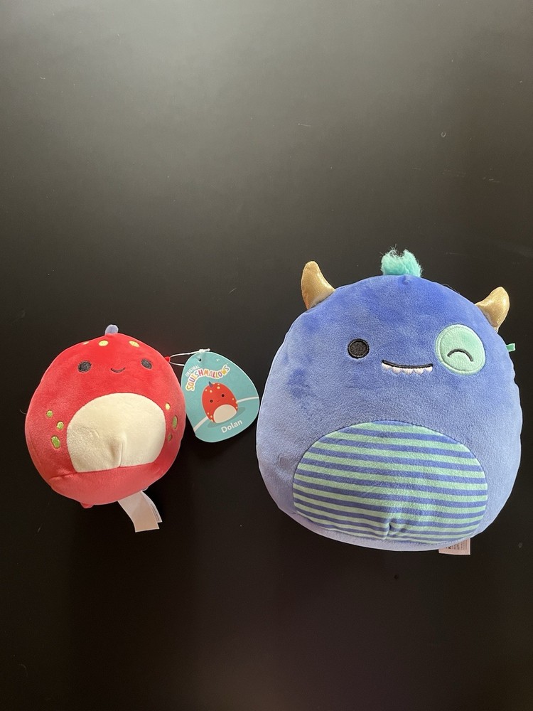 Squishmallows Bundle – Rinz the Monster & Dolan the Dinosaur