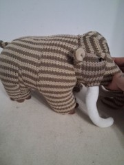 Best Years Knitted Mini Woolly Mammoth Soft Plush Toy BNWT