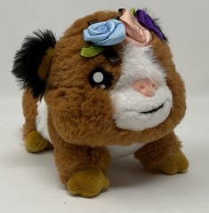 Ideal Toys Direct Guinea Pig Hamster Flower Crown Plush Stuffed Animal Toy 6”