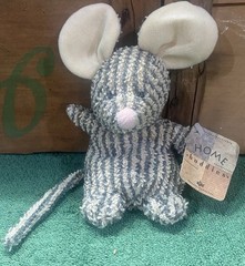 VTG Russ Home Buddies Sniffy Mouse NEW Plush Stuffed Animal Mini w Tags #4151