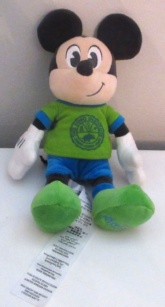 Disney’s Animal Kingdom MICKEY MOUSE The Dino Institute Plush Stuffed Toy 10″