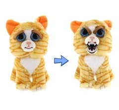 Feisty Pets PRINCESS POTTYMOUTH Orange TABBY CAT Plush 8″ Toy Striped Kitty