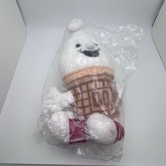 Dairy Queen Curly Top Plush Stuffed Toy Ice Cream Cone 12″ 1999 Vintage Sealed
