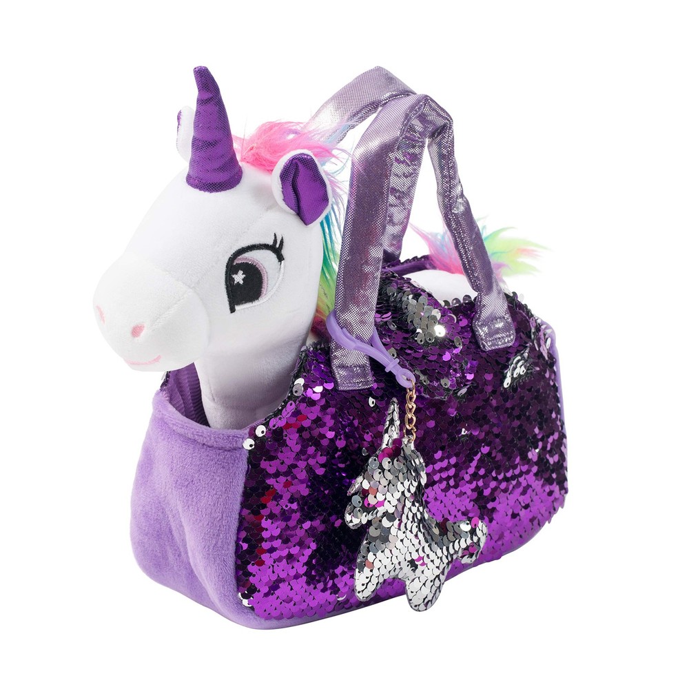 Plush Pet Set w/Purse – Unicorn Stuffed Animals for Girls – Plush Gift for Ag…